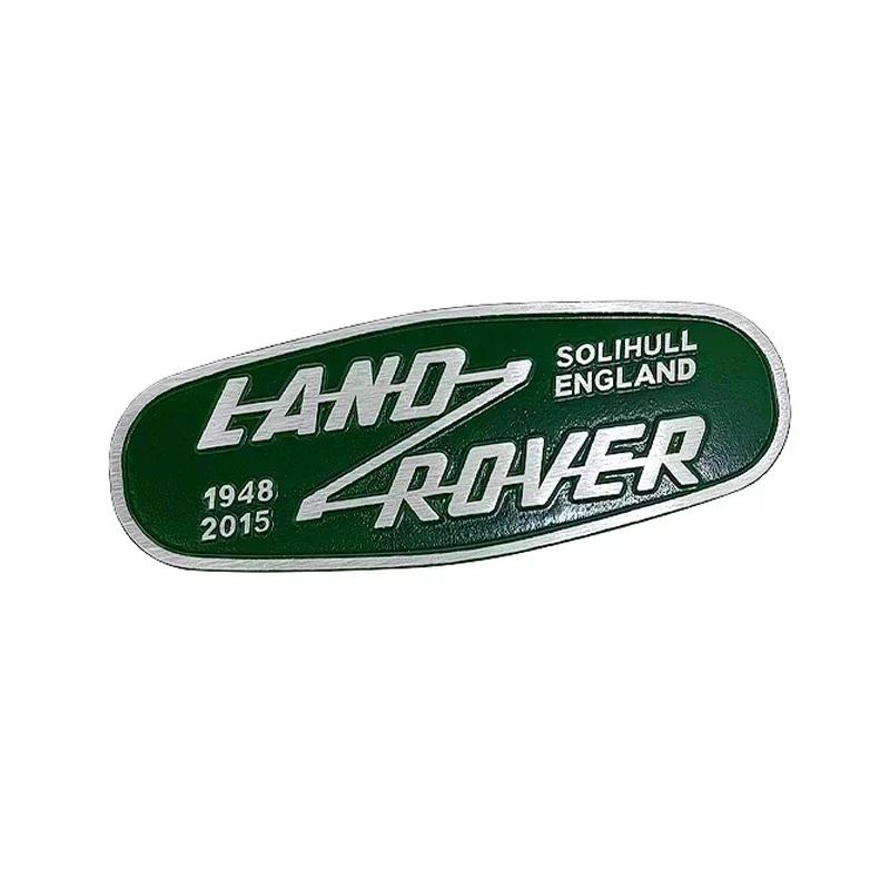 Car Front Badge Rear Trunk Sticker Emblem Accessories for Land Rover DEFENDER 110 Defender SOLIHULL ENGLAND 2015 Decoration YU0