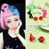 1 Pair Party Halloween Horn Hair Accessories Costume Pin Small Demon OX Horn Hairpins Hair Clips