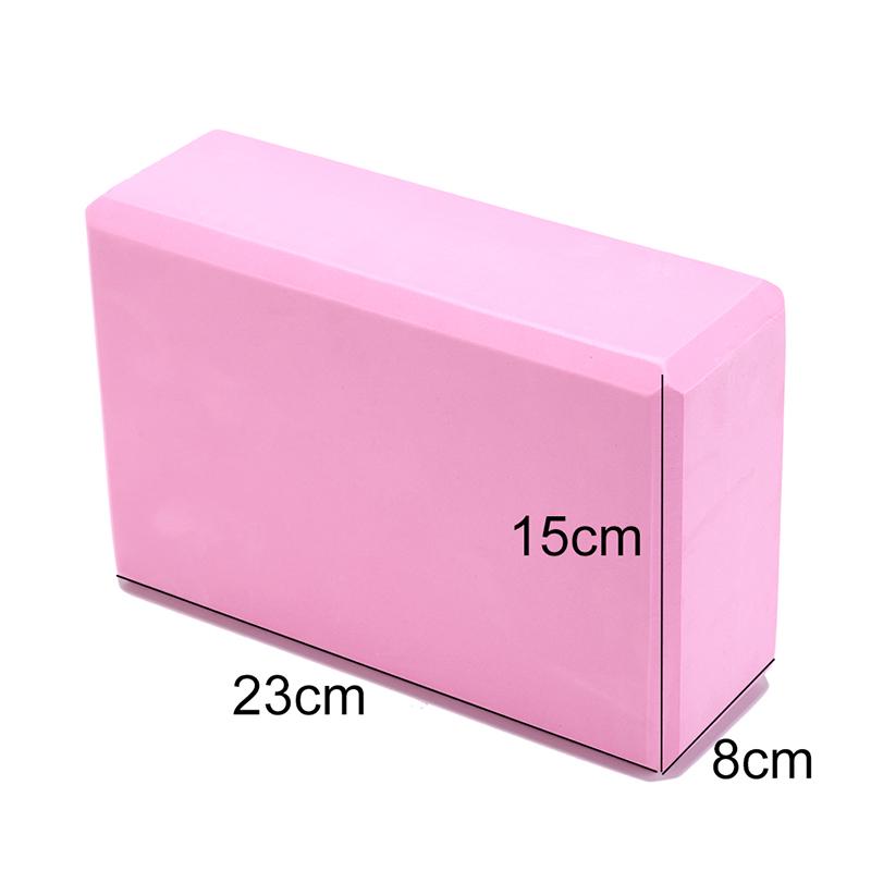 Yoga Block Exercise Fitness Sport Props Foam Brick Stretching Aid Pilates