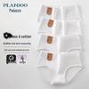 Palando Women's Class A 0-Dye Cotton Mid-Waist Briefs 4-Pack
