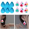 Jewelry Casting Molds Silicone Pendant Resin Molds Clover Waterdrop Epoxy Resin Mold for Earrings Necklace Keychain Mold
