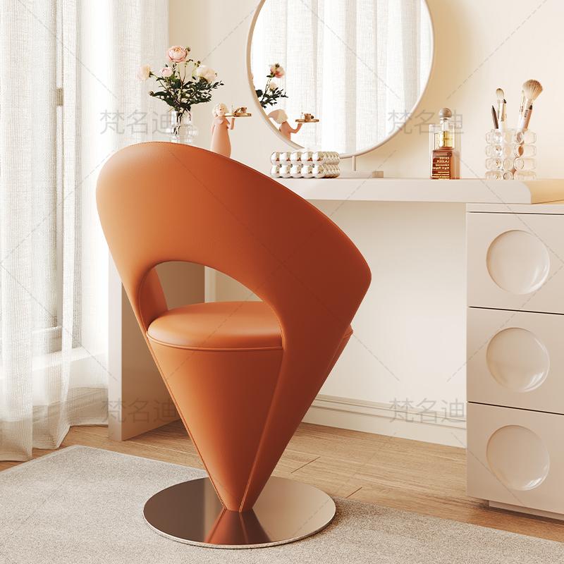Итальянский Легкий Роскошный Высококлассный Туалетный Стул Специальный Туалетный Стул для Спальни Девочек Дизайнерский Креативный Кремовый Стиль Стул Принцессы