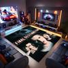 1pc Final Destination Bloodlines1 Print Area Rug - Soft, Washable Non-Slip Indoor Mat for Office Chairs, Living Room, Home Office Decorative Rug