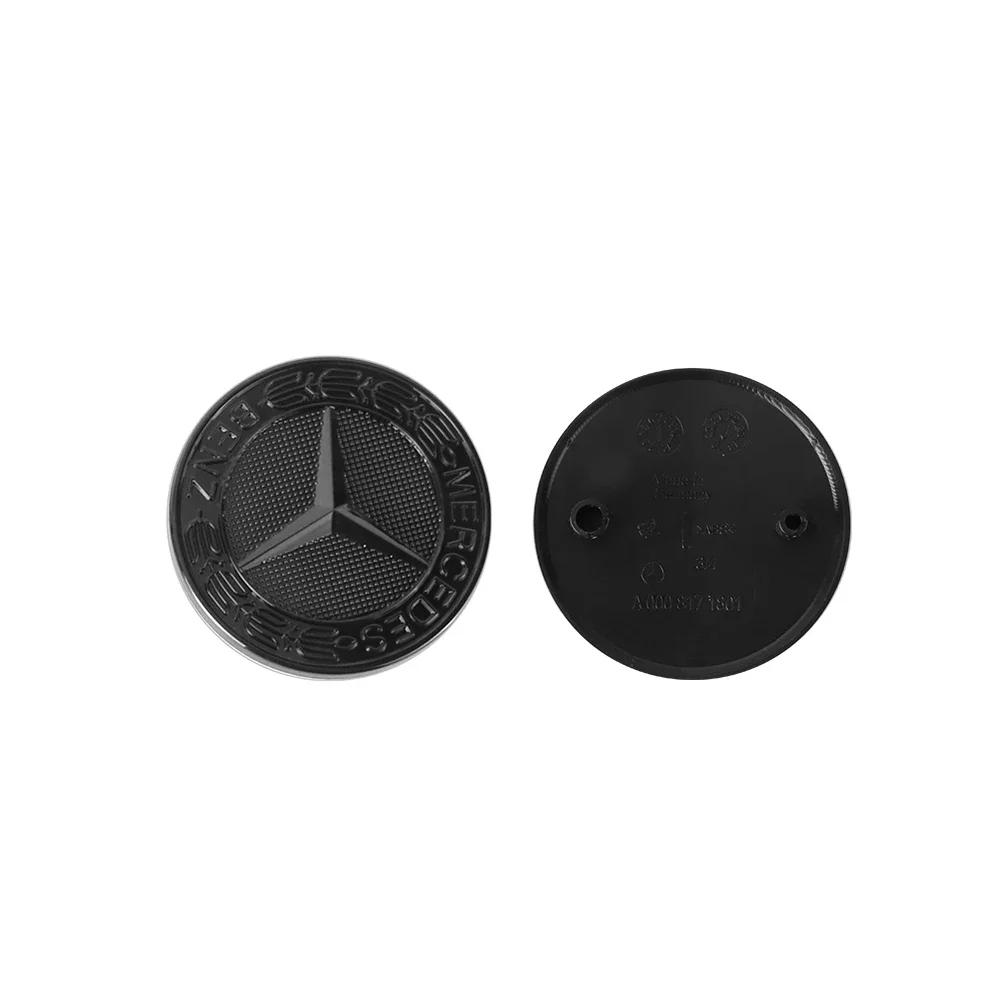 HXA1 1pc 57mm 2Pin AFFALTERBACH Tree Hood Sticker for AMG Mercedes-benz A35 A45 GT50 W177 W246 GLB SLK GLA AMG Hood Sticker Clip