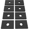 8Pcs Rubber Bed Mount Pad, Trucks Bed Mount Pad Kit Compatible with Chevy Gmc C10 C20 Truck 1947-1987