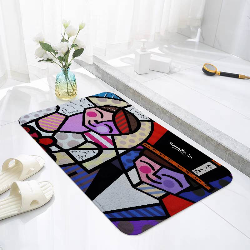 B-Brittos Carpet Bathroom Anti-slip Mat Door Mat Home Decoration Mat Entrance Door Mat Scratch-resistant Door Mat