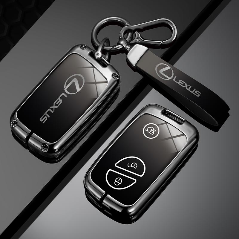 Interior Stickers Car Key Case Cover Key Bag Shell Keychain For Lexus CT200h ES 300h IS250 GX400 RX270 RX450h RX350 LX570 Key PrMI8