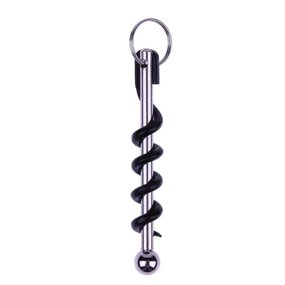Bottle Opener Outdoor Mini Edc Cork Screw Red Wine Bottle Opener Keyring Tool Multi-Functional Camping Survival Equipment Tool