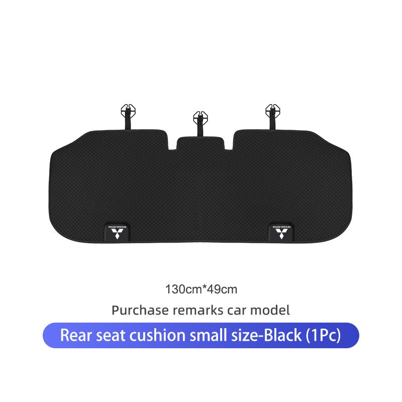 xkhr10 Car Logo Seat Cushion Backrest Ice Silk Anti Slip Protective Pad Accessories For Mitsubishi Lancer ASX Pajero Mirage Attrage