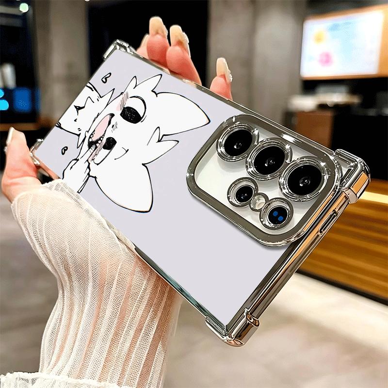 Милый B-Boykisser Мультяшный Покрытие Чехол для Телефона Для Samsung Galaxy S24 S25 FE S26 Edge S23 Ultra S22 S21 Plus S20 Противоударный Подушка Безопасности C