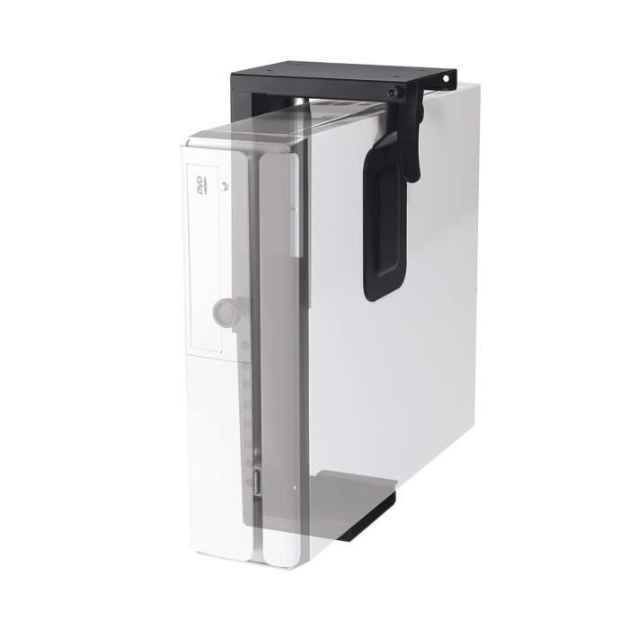 Настольный держатель для ПК - NEWSTAR - CPU-D075BLACK - Макс. 10 кг - Регулируемый по высоте - Вертикальная установка