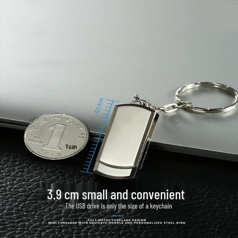 OLOEY Металлическая USB-флешка с поворотным механизмом