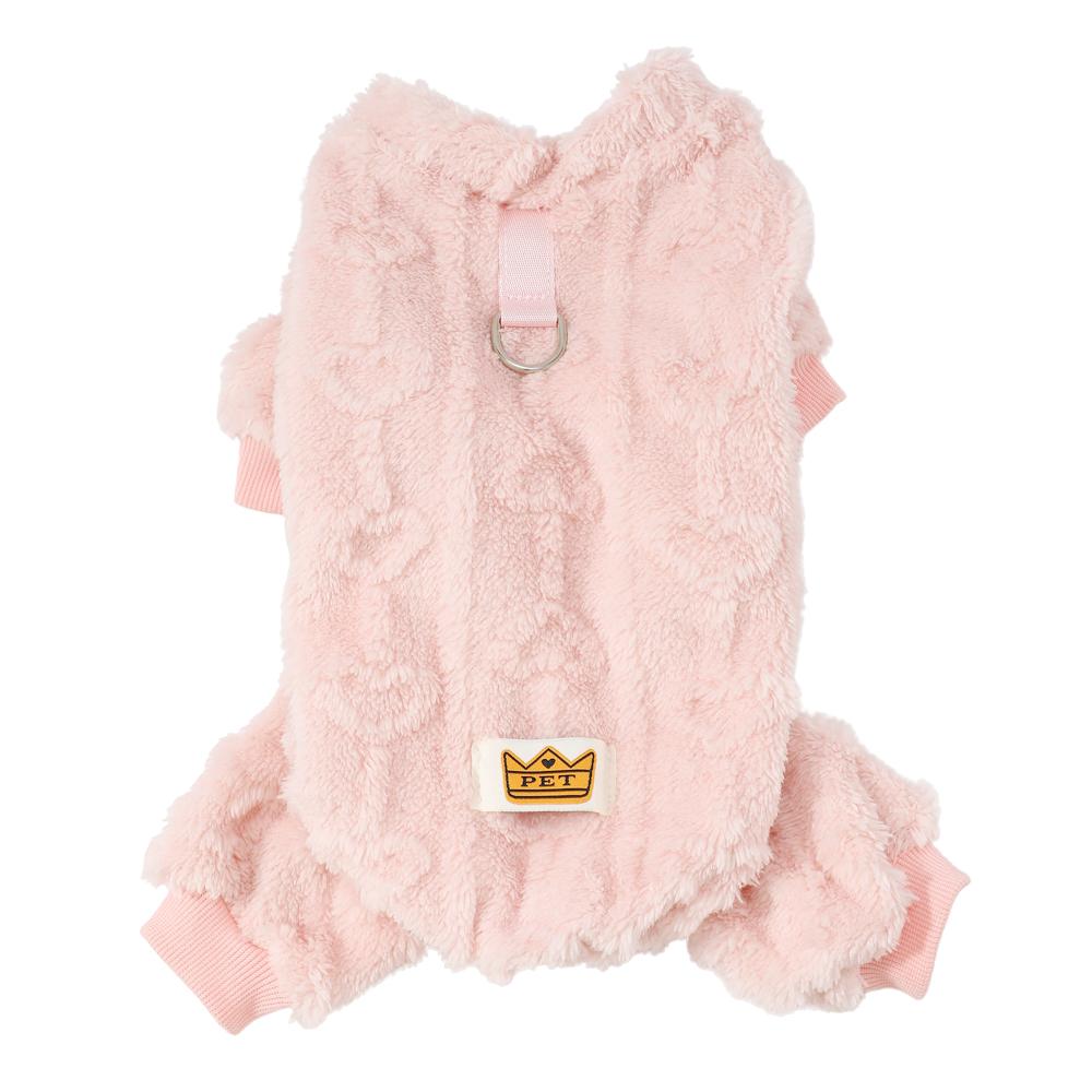 Флисовый комбинезон для щенков, осенне-зимняя одежда для маленьких собак, комбинезоны, пижамы, милый принт, чихуахуа, йоркширский костюм для домашних животных