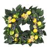 Artificial Hydrangea Lemon Garland Holiday Lemon Garland Home Decor Decorative Wreath