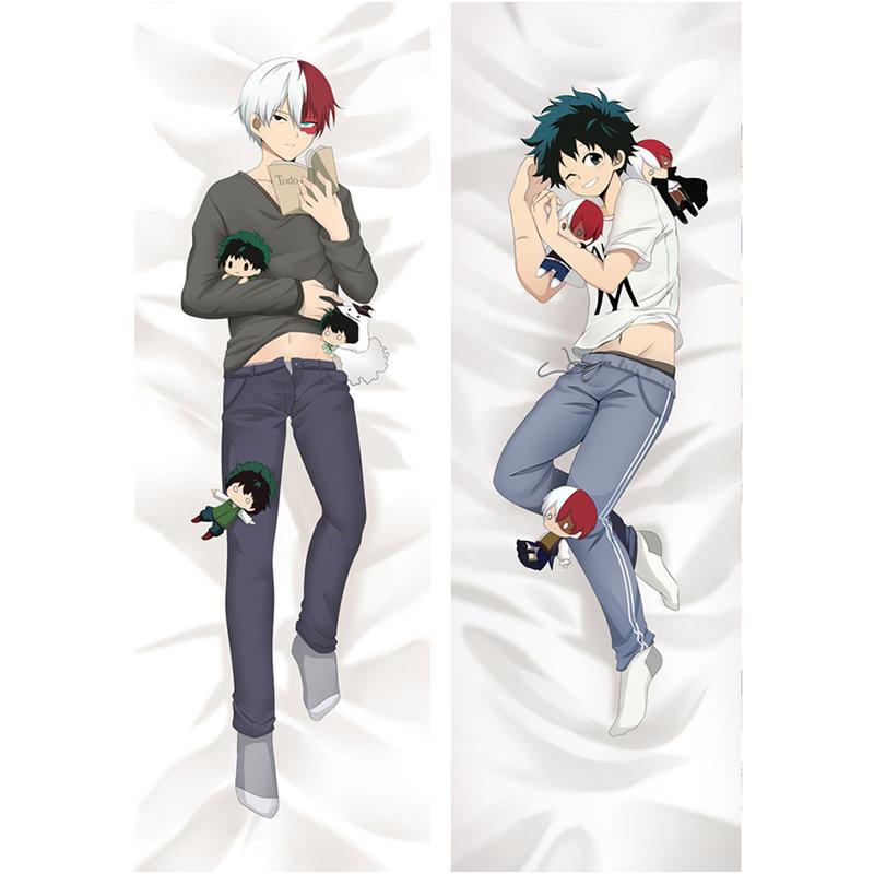 60x180 см аниме My Hero Academia Midoriya Izuku Todoroki Shoto Dakimakura чехол двусторонний 3D принт кровать обнимая тело наволочки
