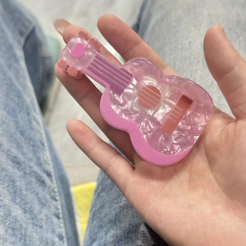 Guitar Cartoon Animal Shark Clip Acrylic Cute Hair Claw Personalized Creative Hair Claw  Daily