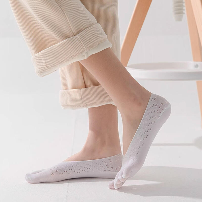 Женские носки-чулки Bian с открытым мыском Прозрачные тапочки
