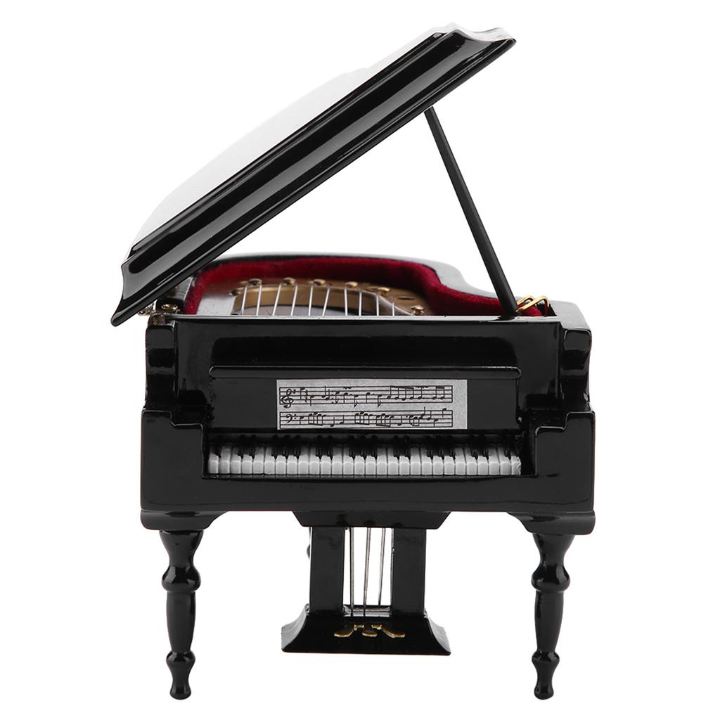 Piano Model Piano Display Piano Ornament Exquisite Wooden Desktop Decor with ly Painted for