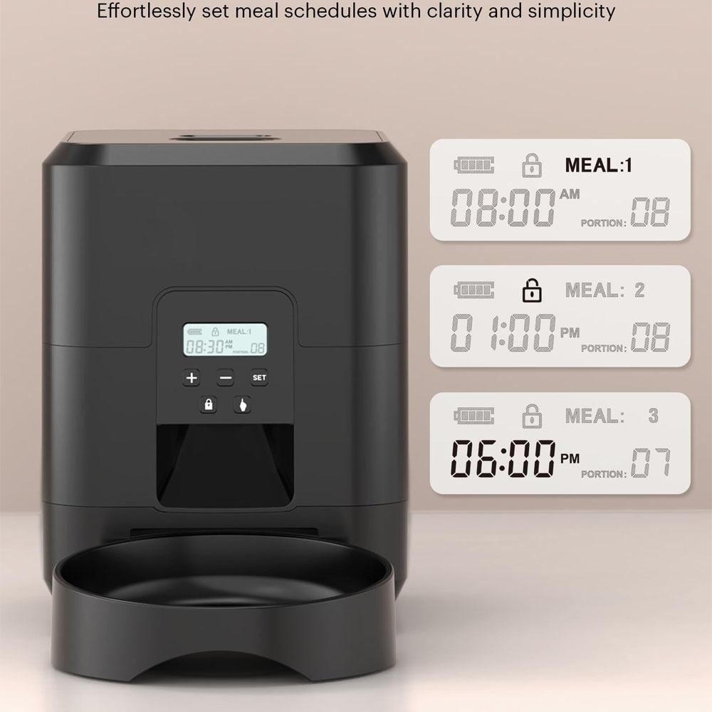 Кормушка для кошек Tuya APP Smart Cat Feeder объемом 2 л, автоматический дозатор корма для собак, подходит для маленьких кошек и собак, дистанционное кормление