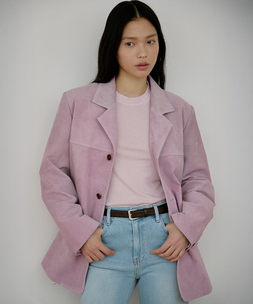 AURE SEOUL Suede Jacket [Pink]