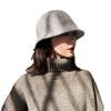 Шапка женская зимняя шерстяная вязаная рыбацкая шапка в японском стиле на осень и зиму в корейском стиле модная универсальная шапка-тазик британская фетровая шляпа