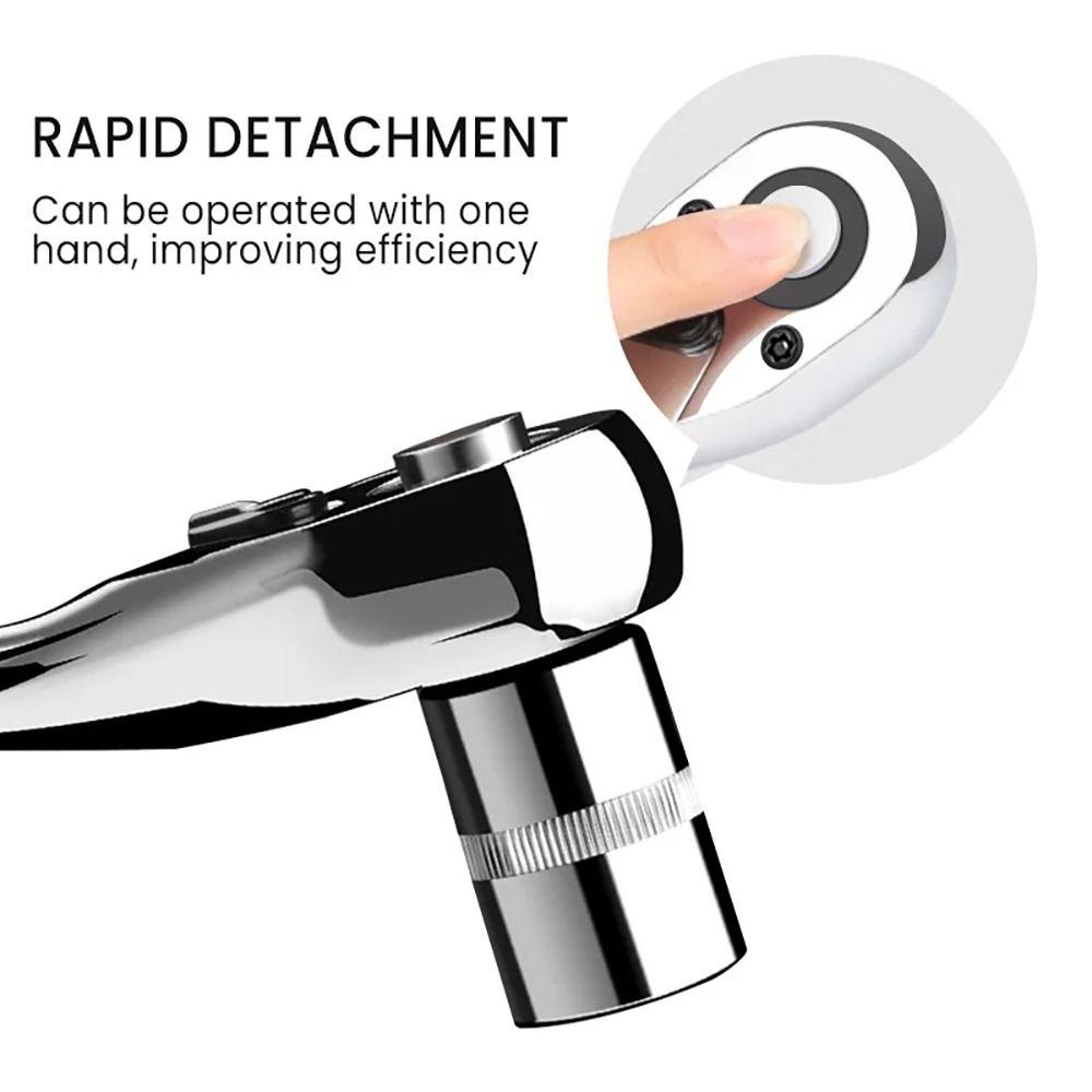 12Pcs/Set Car Boat Auto Repair Tools Socket Wrench Set Sleeve Quick Wrench Spanner