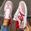 Fashion Women Designer Sneakers Versatile Breathable Cross Lace Casual Shoes Women Round Head Deep Mouth Light Sneakers Zapatos De Mujer