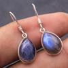 Labradorite Gemstone Handmade 925 Sterling Silver Fine Jewelry Women Earring