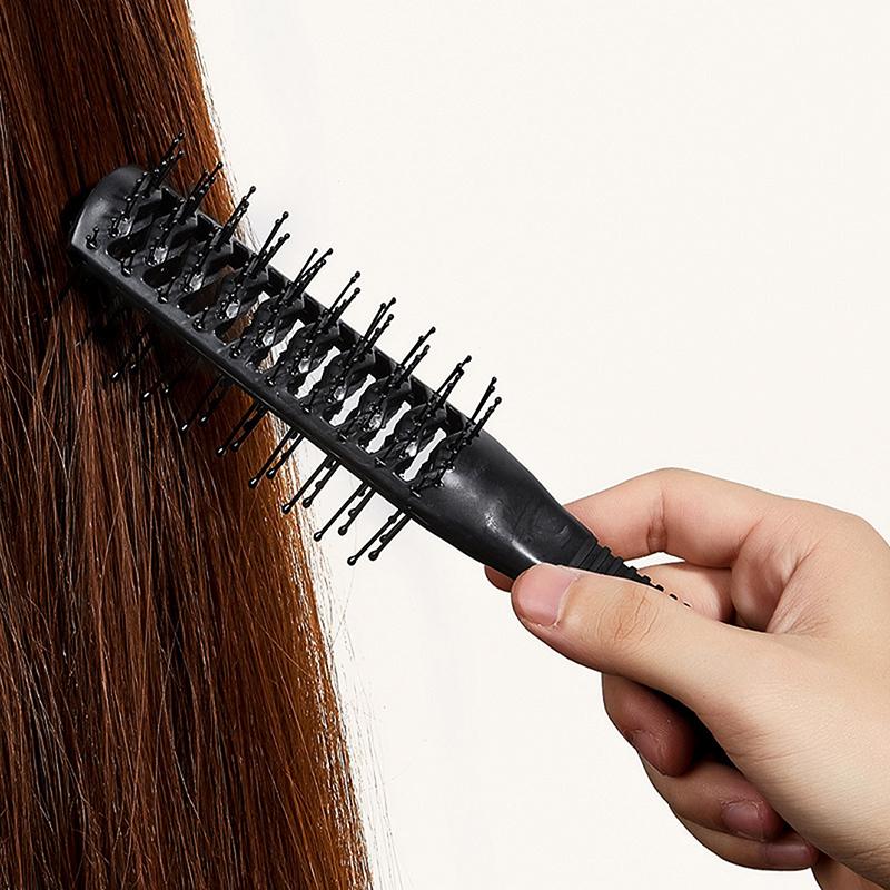 Двусторонняя массажная расческа Pro Salon Anti-Tangle Brushs Hairdressing Detangling Wide Feeth Anti Loss Combs Hairstyling Brush