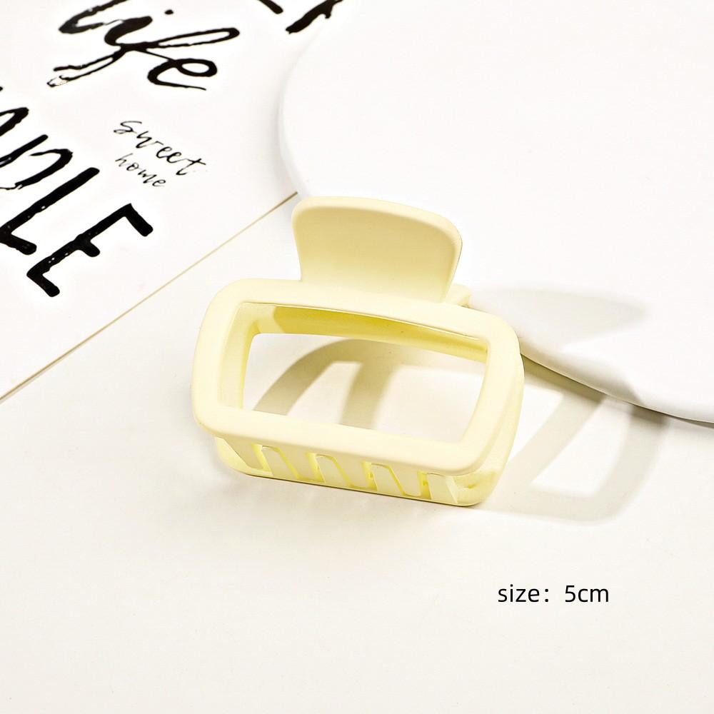 1pcs Korean Coffee Large Hair Claws Acrylic Hairpins Barrette Crab Hair Clips Headwear for Women Girls Braiders Hair Accessories