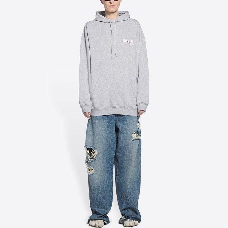 Balenciaga Толстовка Женская Серая 578135TKVI91379