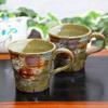 Waza No Kura Stylish Mug Pair Set Kutani Ware Hanazume Pottery Luxury Brand Tableware Made In Japan