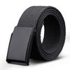 Plus LONG Size 160 150 140 130 120 110 Cm Canvas Belts Men Black Automatic Buckle Unisex Women Large Big Size Jeans Belts