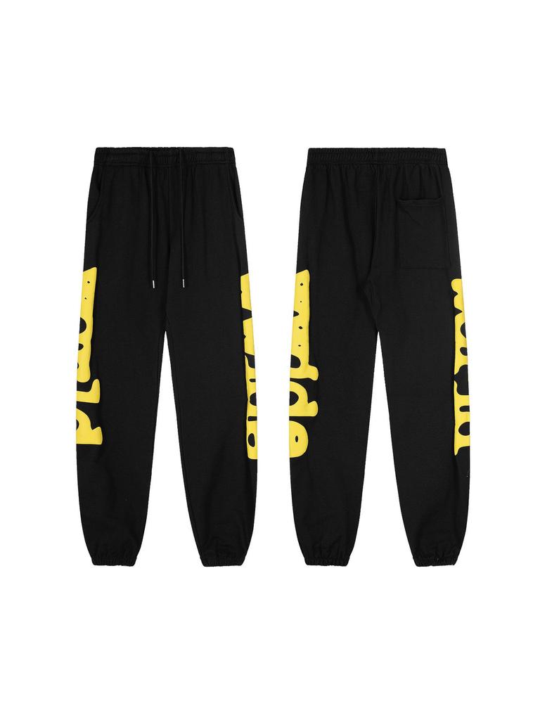 Американский тренд Sp5der5555 Худи из махровой ткани с рисунком паутины