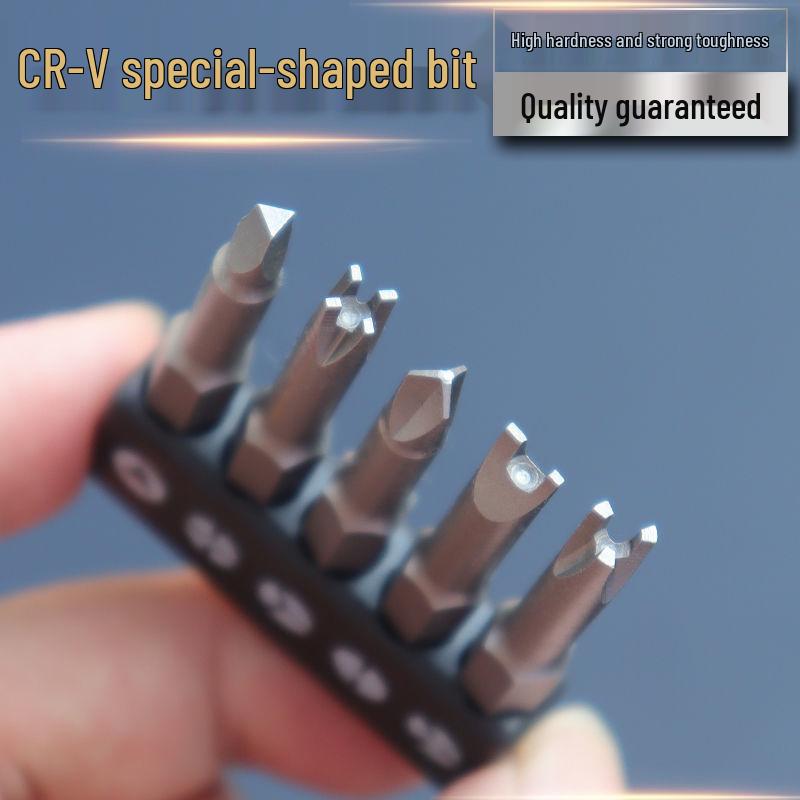 New 6.35mm Tri-Point Y-Shaped U-Triangle Fork Type Electrical Screwdriver Bit