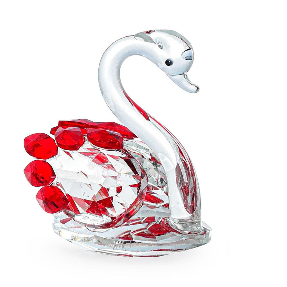 Творческие лебеди, поделки, украшение для рабочего стола, стеклянные фигурки лебедей, гостиная