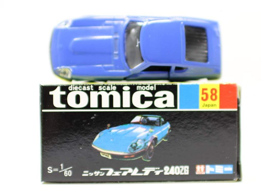 Tomica 30th Anniversary Reprint Black Box Tomica Nissan Fairlady 240ZG NO.58
