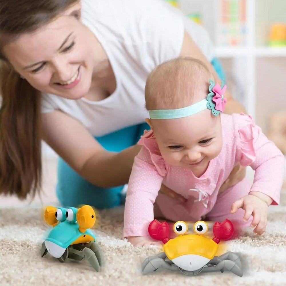 Flat Ground Escape Dancing Crab Toy Light&Music Crab Interactive Toy Children's Toy