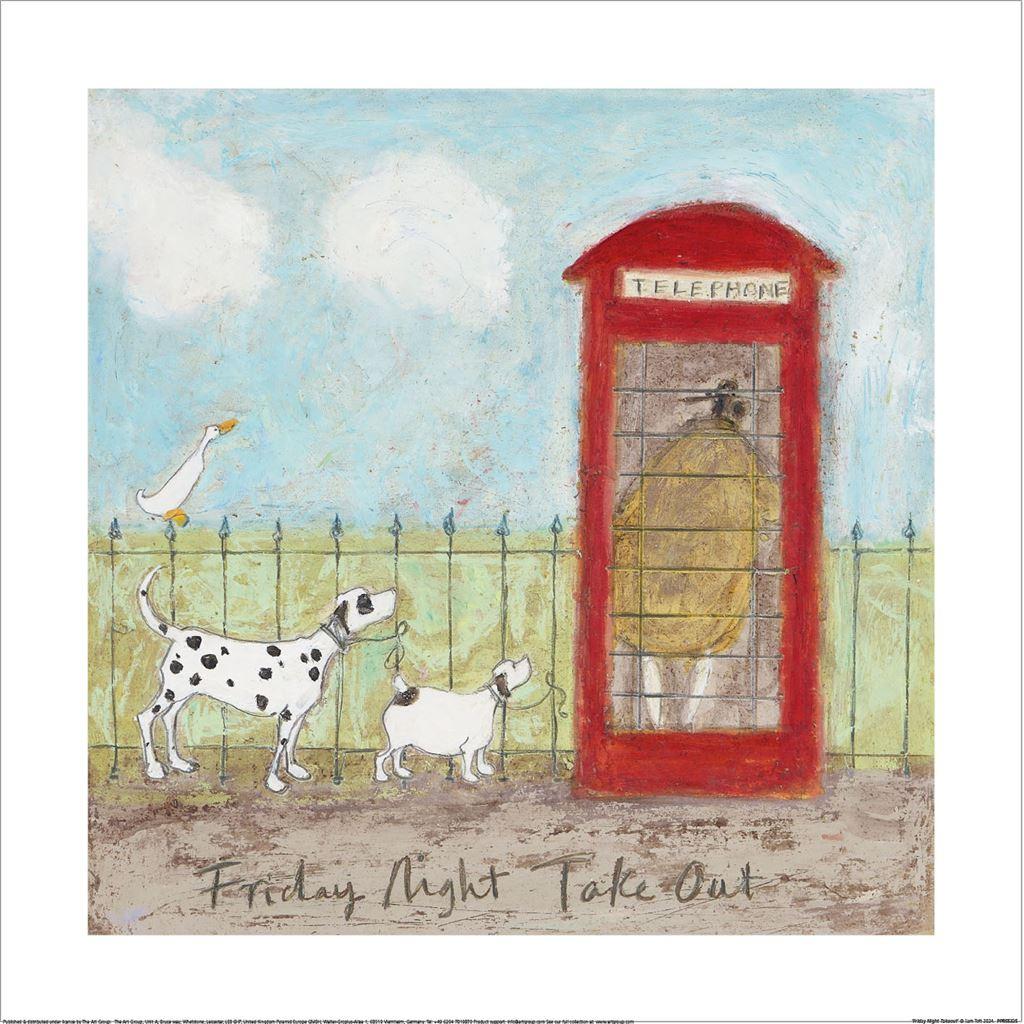 Sam Toft Friday Night Takeout Print