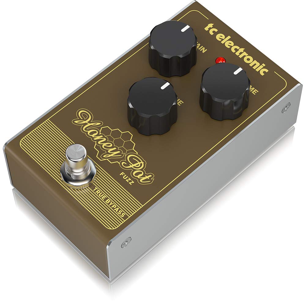 Tc electronic Аналоговая педаль Fuzz с широким диапазоном усиления и аналоговой схемой True Bypass HONEY POT FUZZ