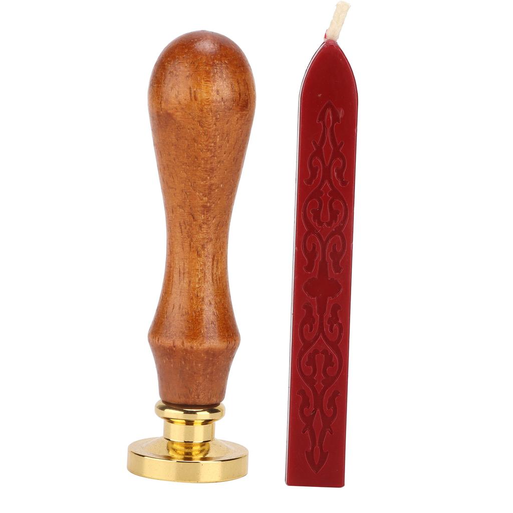 Wax Seal Stamp Kit Clear Pattern Simplicity DIY Classic Sealing Kit for Envelopes Invitations