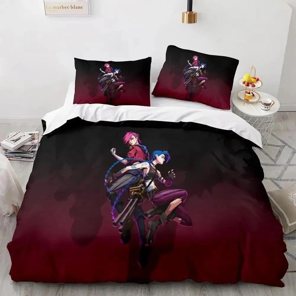 Runaway Lol Jinx Bedding Set Single Twin Full Queen King Size Bed Set Adult Kid Bedroom Duvet cover Set ropa de cama matrimonio