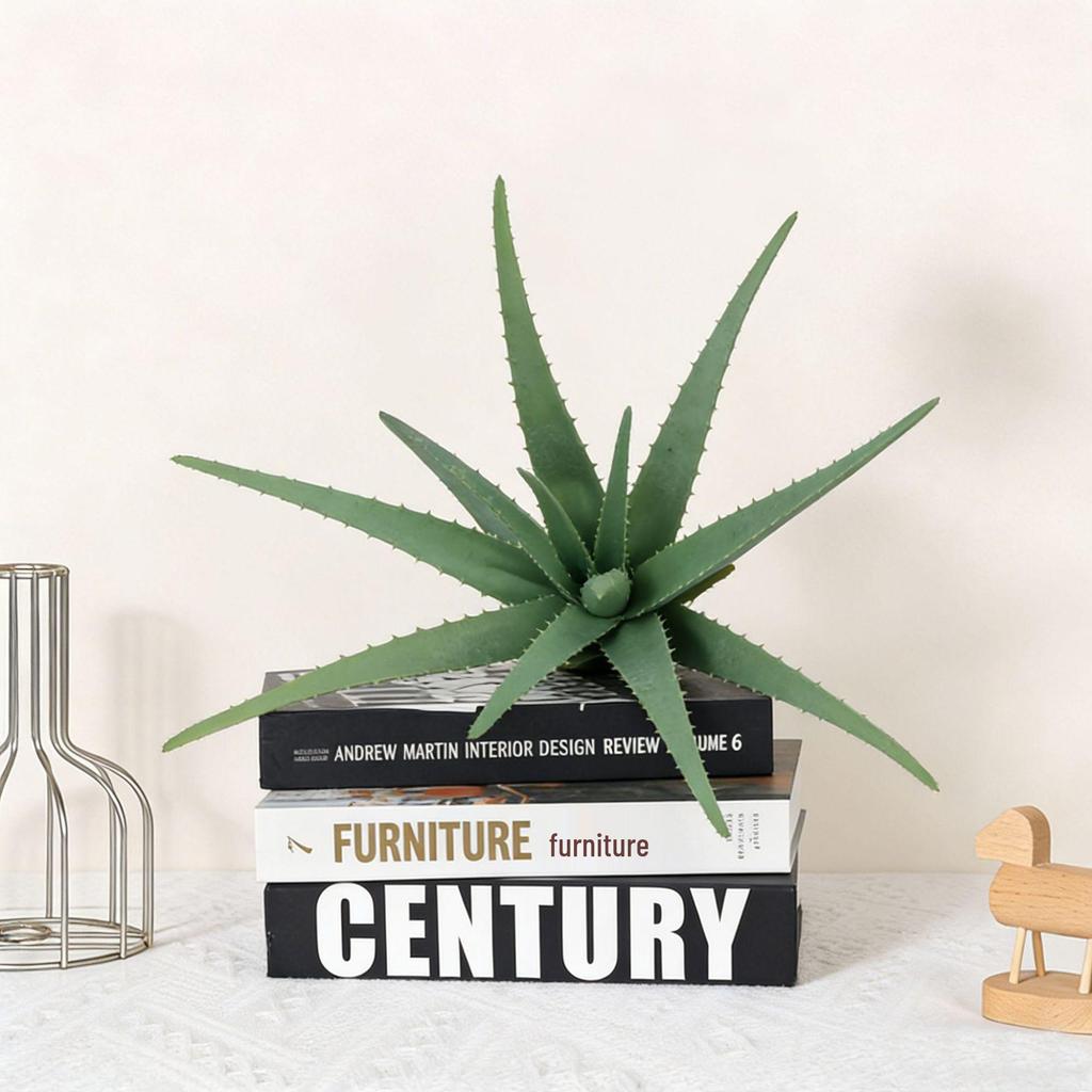 Nordic Style Aloe Succulent Bouquets: Indoor Fake Green Plants for Office Decor