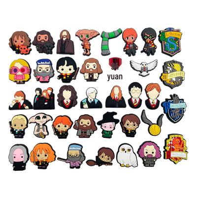 Пряжки для обуви Гарри Поттера для аксессуаров к кроксам