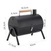 Уличный походный BBQ-гриль Jun Kaiwei с дымоходом