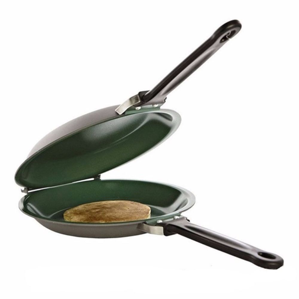with Long Handle Double Side Frying Pan Round Pancake Maker Household Flip Frying Pan Bread