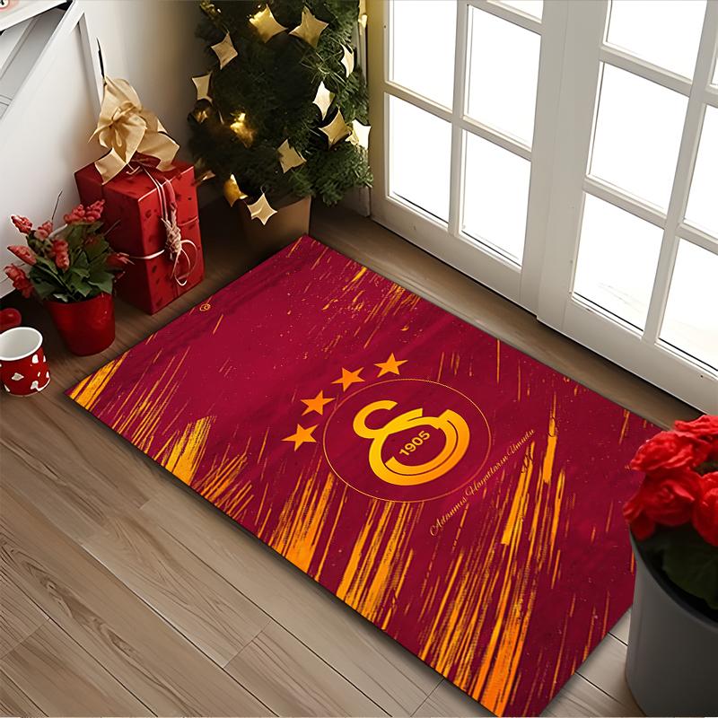 1 шт. Коврик Galatasaray SK, Коврик для стула, дивана, с цифровой печатью, Прочный ковер для офисной зоны, Красивые праздничные украшения