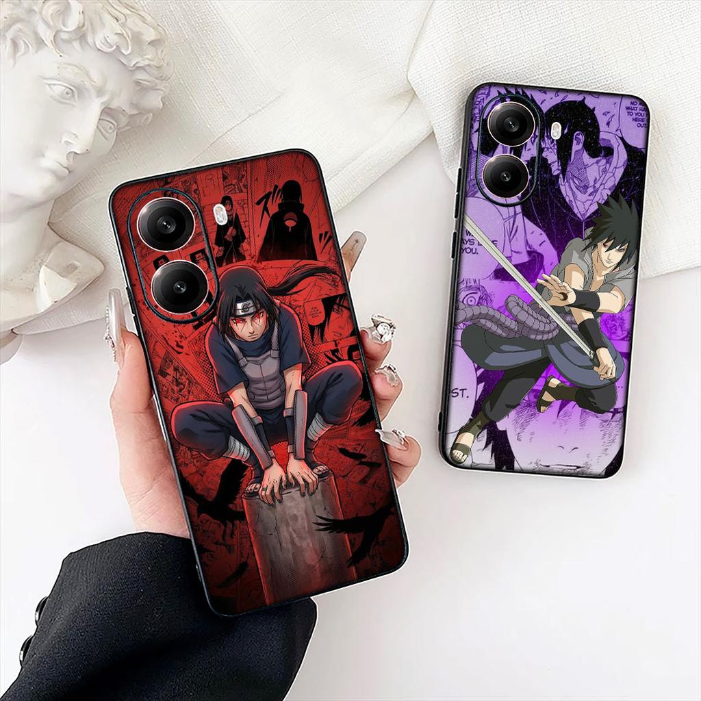 Комиксы Наруто Тоби Учиха Обито Саске Чехол для Motorola Moto G86 G14 G35 G34 G45 G55 G67 G75 G85 G24 G15 G54 G57 Power Case