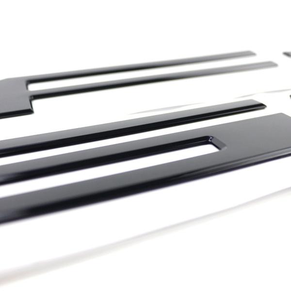 Клейкие буквы на вставке задней двери F150, 3D эмблема F150, буквы-наклейки на заднюю дверь багажника для F150 2018 2019 (Хром)