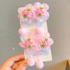 Colorful Flower Ponytail Hairband Plastics Hair Clips New Children's Head Rope
